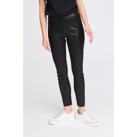Rag & Bone Simone Leather Pants 4 - Picture 4 of 8